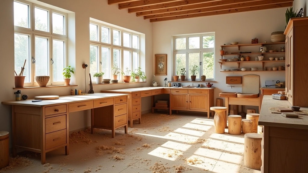Workshop space for furniture restoration